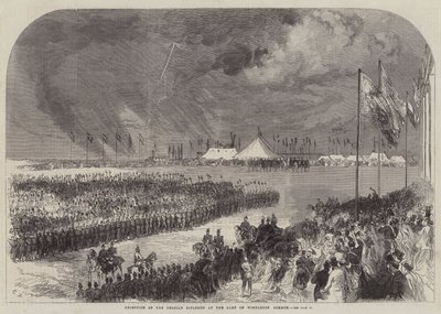 Reception of the Belgian Riflemen at the Camp on Wimbledon Common by Sir John Charles Robinson